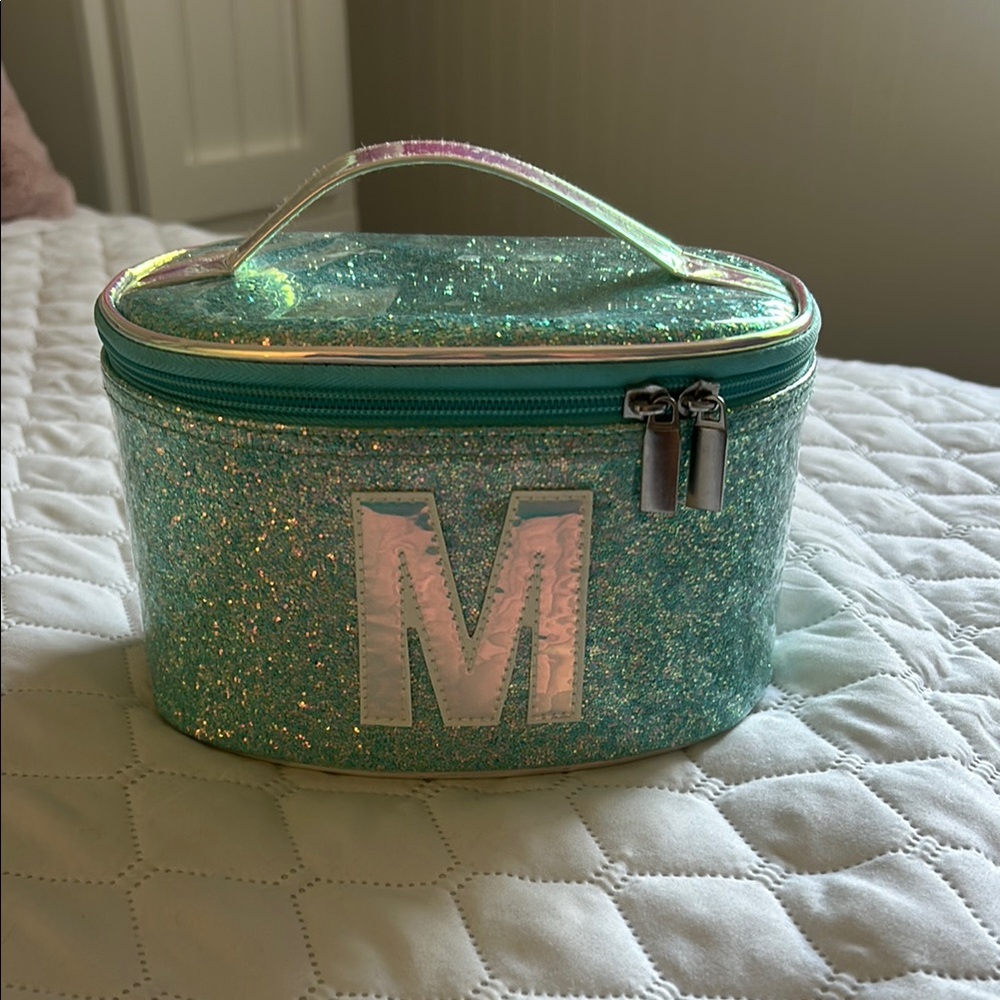Justice Glittery Makeup Bag